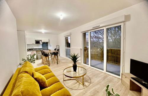 Balcon secret - T3 neuf calme, balcon, parking, proche autoroute - Photo 2