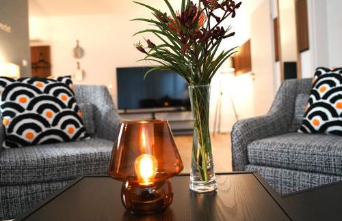 Paderborn-Oase mit Kamin-Balkon-Stilvolles Zuhause-24 -7 Self Check in, kostenloser Parkplatz - Foto 3