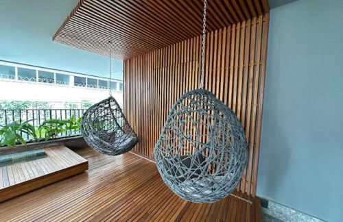 Charming Loft Studio Apartment in Poa com Garden - Foto 25