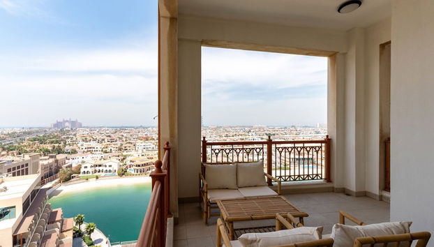 Modern 3BR Maid at the Palm w Pool and Gym - Foto 3, Habitación