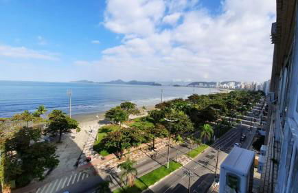 A melhor vista de Santos para 5 pessoas pé na areia - Foto 7