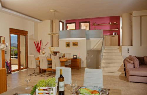 Cretan Vineyard Hill Villa Private Pool, Panoramic View, Beautiful Vineyard - Foto 38