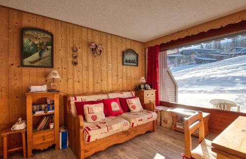 Appartement sud vue pistes, terrasse, équipement complet, sans animaux - FR-1-642-84 - Foto 4