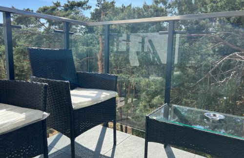 Family & Business Sauna Tężnia Apartments No 10 VIP -Leśny nad Zalewem Cedzyna, Unikat SPA- 1 Bedroom with Private Sauna, Jacuzzi, Spectacular View Terrace, Parking, Catering Options - Foto 12