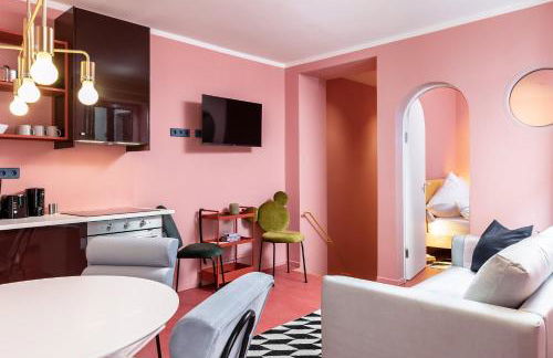 Memphis Design Loft Duplex -40sqm- near Antonplatz - Foto 6