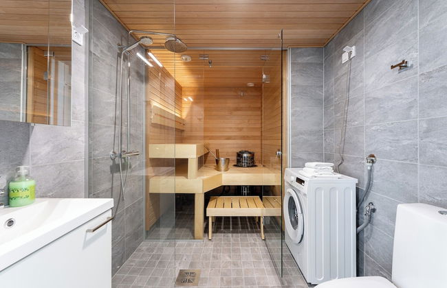 3BR Modern Loft Penthouse with Sauna & Parking - Foto 16