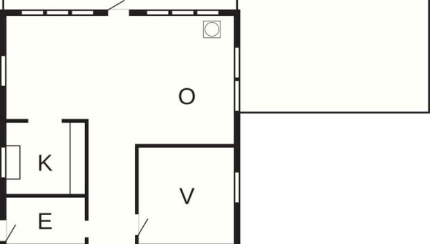 6 Person Holiday Home in Jerup-by Traum - Foto 2, Plano