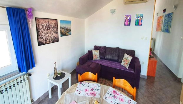 Sunny Lovran Apartment With Terrace and Sea View - Foto 4, Sala de estar