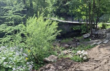 Duży drewniany domek nad rzeką, Obidza 381, Łącko - Foto 38