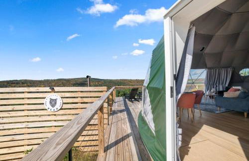 'The Bear Dome' with Barrel Hot Tub in Franklin - Foto 17