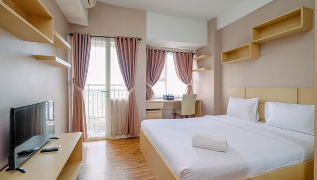 Cozy Stay And Warm Studio Apartment At Margonda Residence 5 - Foto 4, Habitación