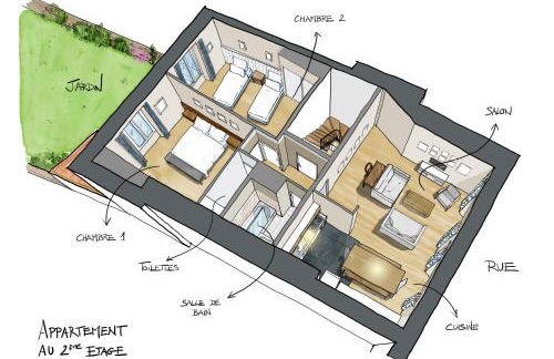 Bel appartement, bien équipé et confortable dans le centre historique - Foto 3