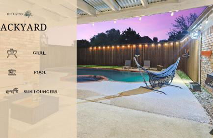 Beautiful 5BR 2BA DeSoto Holiday Home with Pool - Foto 13