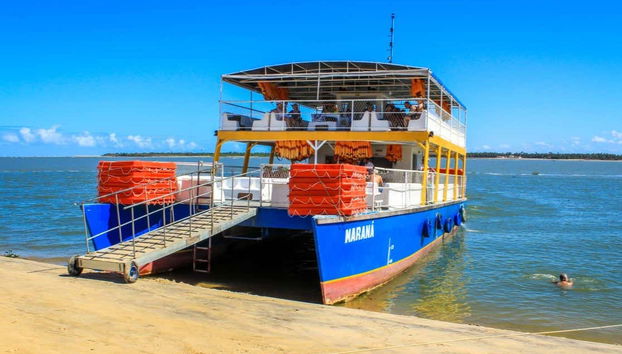 El barco listo para el paseo