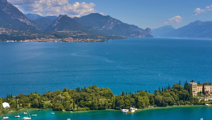 Paseo en barco por el lago de Garda