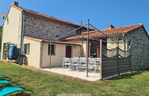 La Dorgisière - Ferme du XVIIe rénovée, grand jardin arboré à 15 min du Puy duFou - Foto 39
