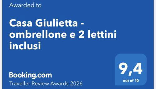 Casa Giulietta - ombrellone e 2 lettini inclusi - Foto 2