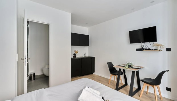 Charming Studio Center of Paris Bastille - Foto 2, Habitación
