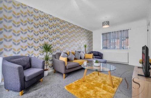 Modern 3BR Home in 9 Anson Rd Near Sandwell Hospital with Garden and Free Parking - Foto 26