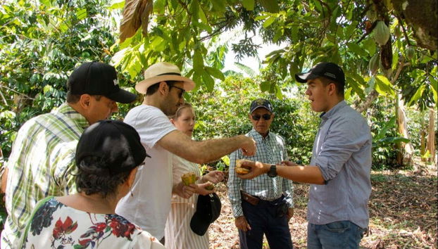 Visitando la finca El Argel