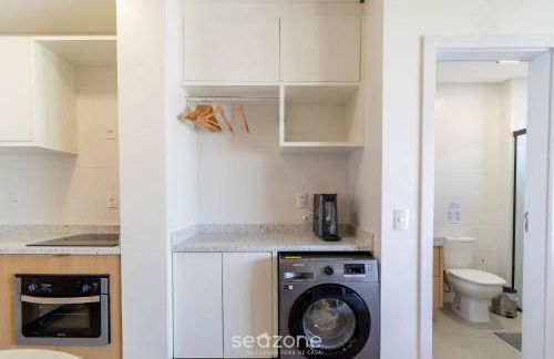 Estadia tranquila e completa em prédio com piscina – VPD - Foto 23