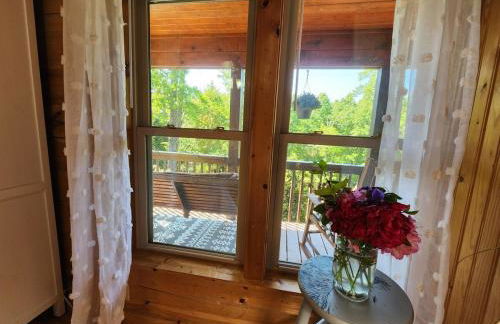 Solar powered log cabin with mountain views, 3acres - Foto 34