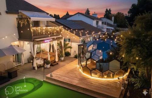 Elegant Retreat- Sleep 10-Boho Dome Lounge-Hot Tub-Games-Golf-Serene Getaway - Foto 77