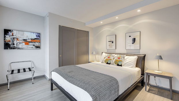 77 St-Vallier Appart Hôtel - Foto 5, Habitación