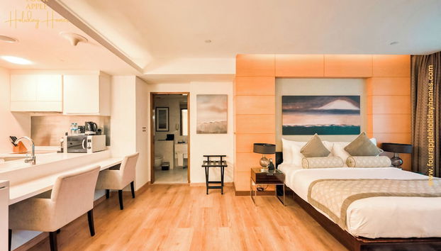 Studio with Superb View Downtown - Foto 4, Habitación