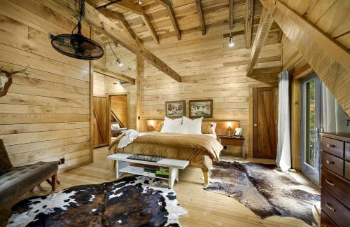 Impressive Log Cabin with Fireplace, Fire Pit and Hot-tub in Unionville, Indiana - Foto 7