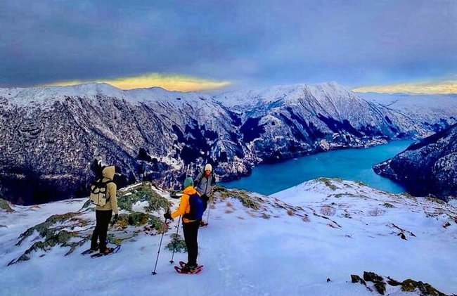 Schneeschuhwandern in Bergen - Öffentliche Tour - Foto 2