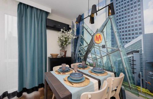 Central Warsaw Modern Studio with AC and next to the Metro by Noclegi Renters - Foto 3