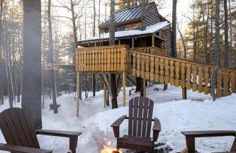 Tree House Rental Ideal for a Unique Getaway near Lake Sunapee in New Hampshire - Foto 51