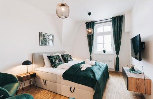 Oasis Appart - Wohnen in Dresden - Netflix - Tiefgarage - Dachterrasse - Foto 26