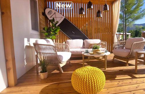 SEA HOUSE mobile home, pool, bikes, SUP - PRIVILEGE POINT camping & villas - Foto 1