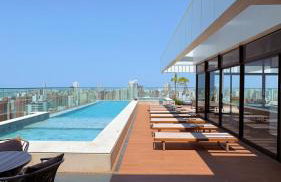 Studio de alto padrão vista mar no Terraço, Piscina, Garagem e Restaurante - Foto 27