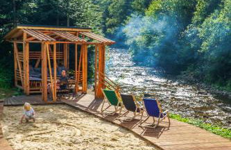 Novosiele Residence - nad górską rzeką - Leśne Spa sauna jacuzzi - Bieszczady - Foto 13