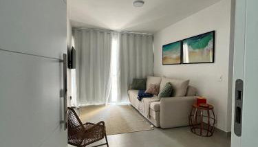 Apartamento NOvo na Praia do Morro Temporada Wi-Fi, Vista Mar, garagem, varanda grande - Foto 5