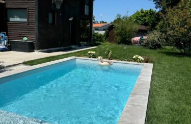 Le Lodge de l'océan - Maison familiale en bois neuve - Piscine chauffée - Foto 55