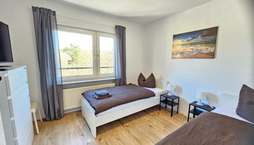 MR Living I modernes Apartment mit Einzelbetten, voll ausgestattete Küche, Balkon, WLAN, Parkplatz, ideal für Monteure I GI03 - Foto 4