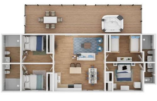 Modern 4BR House in Bloomington - Foto 22