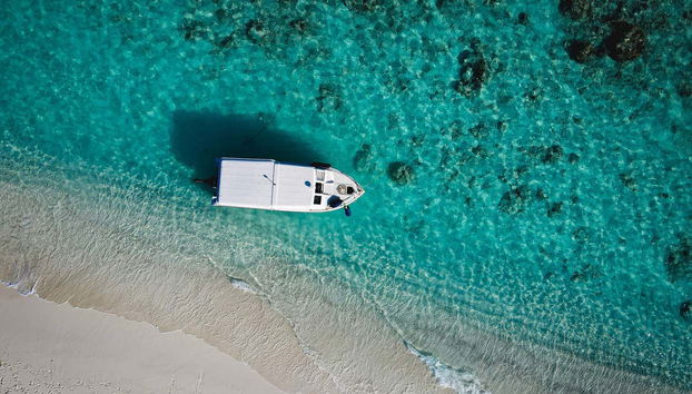 Barco con patrón desde Maafushi