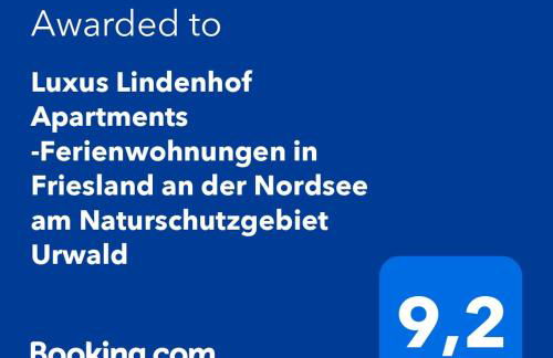 Luxus Lindenhof Apartments -Ferienwohnungen in Friesland an der Nordsee am Naturschutzgebiet Urwald - Foto 29