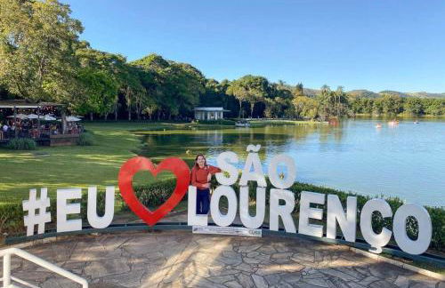 Privacidade para sua família e grupos em um só lugar-2 quartos- melhor custo-benefício, garagem, sala com cozinha integrada, aconchegante, ambiente moderno e funcional, wi-fi veloz gratuito, próximo ao Parque das Águas-Calçadão e tudo que a cidade oferece - Foto 22