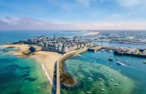 Maisonnette,100m mer, proche St Malo/Cancale, WIFI - Foto 6