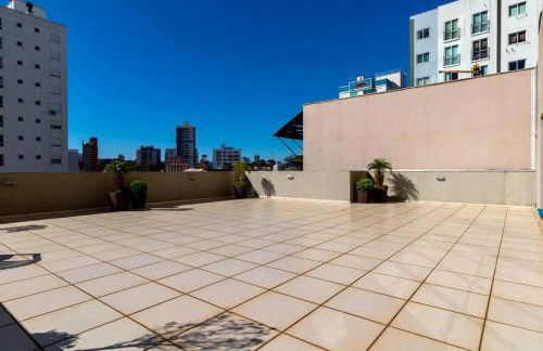 Pôr do sol 18º andar vista da cidade CENTRAL, Garagem NOVO - Foto 35