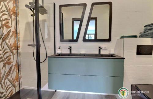 Villa la crozette 4 étoiles, climatisée avec grande piscine - Foto 14