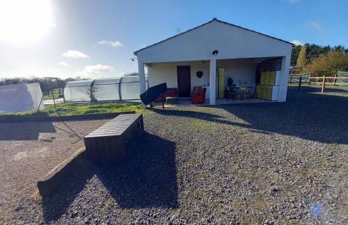Gîte rénové avec piscine chauffée et jardin clos, à proximité des plages et de la campagne bio. - FR-1-426-531 - Foto 33