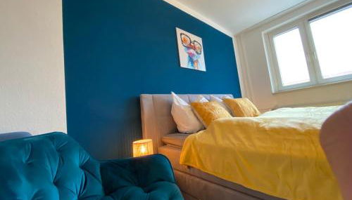 Blue Chili 16 Familienwohnung nahe Uniklinik - Boxspringbett Balkon Wlan - Foto 5