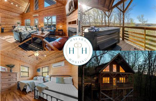 Cabin 5 Mtn View Cabin Near River with Hot Tub and Fire Pit - Foto 1